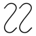 2個のロングSフック4