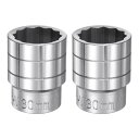 2個30mm 12ポイ ントシャローソケット3/4