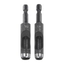 レザー中空パンチ 6.4 mm 六角シャンク ドリル用 ベルト穴パンチ パンチングカッターツール 厚手生地用 レザークラフト作業用 7.9 mm 9.5 mm ...