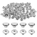 50セット m5 x 4mm シカゴねじ 金属 クロスヘッド バインディング スクリュー ポスト ネイル リベット スタッド スクリュー リベット DIY レザ...
