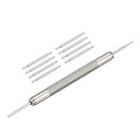 17mm スプリングバー 腕時計バンド ピン リプ レイスメント キット 1.5mm 直径 8 PCS スプリングバー リムーバル ツール付き