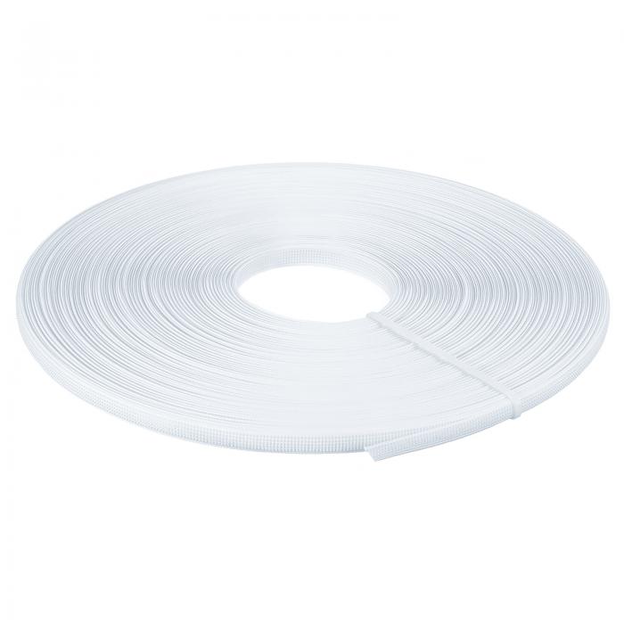 ボニング用縫製 1個 45ヤード 8mm - ポリエステル製通し縫製用低密度コルセットボニング ウェディングドレス 用(ホワイト)