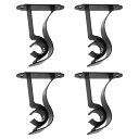 4個のカーテンロッドブ ラケット 1?1.2