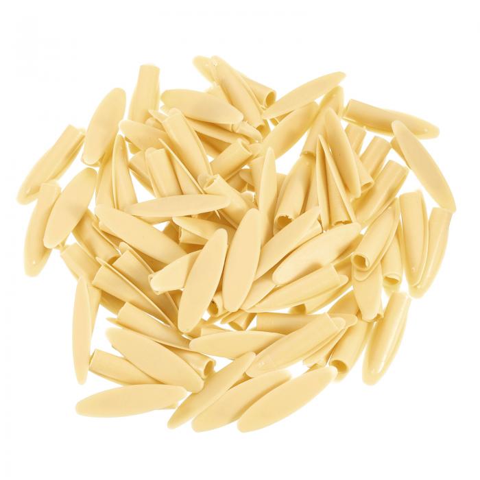 100個のプラスチックポケットホールプラグ 9mmのスラントホールキャップ ポケットホールジグ木工ツールアクセサリー ベージュ