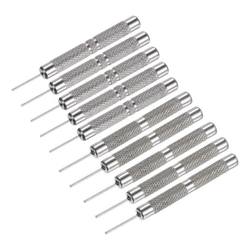 ウォッチバンドピンパンチ0.8mm 0.9mm Diaウォッチストラップリンクピンリムーバー修理ツール10個 ウォッチバンドピンパンチ0.8mm 0.9mm Diaウォッチストラップリンクピンリムーバー修理ツール10個