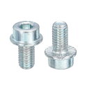 M8x16mm 六角ソケットヘッドキャップボルト 30個 カーボン鋼製フランジボルト フルスレッドねじ機械用ネジ 家庭用修理および取り付け具