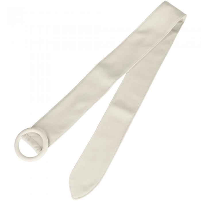 Elerevyo レディース ソリッドワイドウエストベルト ヴィンテージ ラウンドバックル オビシンチワイド ..