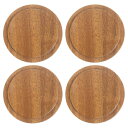 木製カップ蓋4個セット 3.58