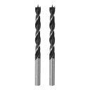 2個 ブ ラッド点ドリルビット6.5mm(16/64