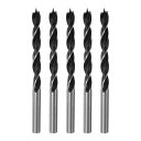 5個 ブ ラッド点ドリルビット6mm(15/64