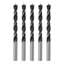 5個 ブ ラッド点ドリルビット6.5mm(16/64