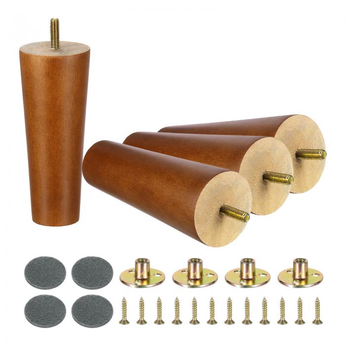 4本セット 木製家具脚 5.91