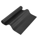 11.8" x 7.9フィート シリコン製ベーキングマ ットロール 耐熱性ベーキングマ ット ノンスティックパストリーマ ット ノンスリップカウンターマ ット 冷蔵庫ライナー 黒