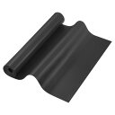11.8" x 9.8フィート シリコン製ベーキングマ ットロール 耐熱性ベーキングマ ット ノンスティックパストリーマ ット ノンスリップカウンターマ ット 冷蔵庫ライナー 黒
