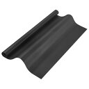 15.7" x 3.9フィート シリコン製ベーキングマ ットロール 耐熱性ベーキングマ ット ノンスティックパストリーマ ット ノンスリップカウンターマ ット 冷蔵庫ライナー 黒