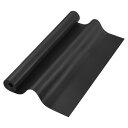 15.7" x 9.8フィート シリコン製ベーキングマ ットロール 耐熱性ベーキングマ ット ノンスティックパストリーマ ット ノンスリップカウンターマ ット 冷蔵庫ライナー 黒