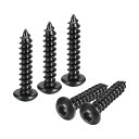 六角ソケット自己攻釘 M4 x 20mm 炭素鋼木ねじ 400本(4)
