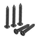 六角ソケット自己攻釘 M6 x 40mm 炭素鋼木ねじ 50個