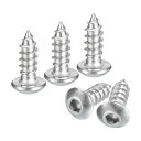 六角ソケット自己攻釘 M4 x 12mm 304ステンレス鋼木ねじ200本
