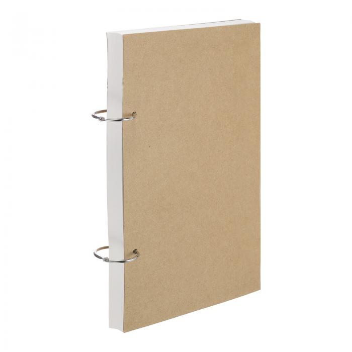 PATIKIL 8 x 12" 160GSM ルーズリーフ スケッチブック 150ページ 75シート 詰め替え可能 厚手 螺旋 ス..