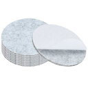 PATIKIL 5"直径フェルト家具パッド 8個1/5"厚ランプベースフェルトラウンドソフト粘着性ノンスリップアンチスクラッチ裏地フェルトフロアプロテクター ランプ家具DIYクラフト用 ライトグレー