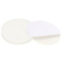 PATIKIL 直径5.5"のフェルト家具パッド 4個入り1/5"厚のランプベースフェルトラウンドソフト粘着性ノンスリップアンチスクラッチ裏地付きフェルトフロアプロテクター ランプ家具DIYクラフト用 ホワイト