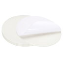 PATIKIL 12"直径フェルト家具パッド 4個1/5"厚ランプベースフェルトラウンドソフト粘着性ノンスリップアンチスクラッチ裏地フェルトフロアプロテクター ランプ家具DIYクラフト用 ホワイト