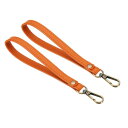 PATIKIL 20 cm リストレットストラップ 2個 PUレザー リストレットキーチェーン リストストラップの交換 金属キーリングロック付き ウォレット 財...