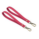 PATIKIL 20 cm リストレットストラップ 2個 PUレザー リストレットキーチェーン リストストラップの交換 金属キーリングロック付き ウォレット 財...