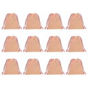 PATIKIL 100%綿再利用可能な巾着袋 5x6