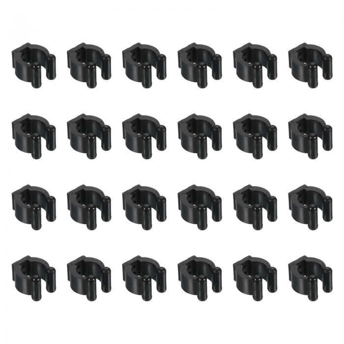 PATIKIL 17mm diaビリヤードキューロケートクリップホルダー 24パック プラスチックスヌーカークリップ..