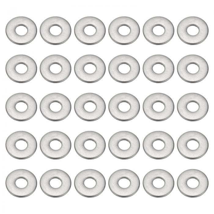 PATIKIL 304ステンレススチールフラットワッシャー 100個入り1/8