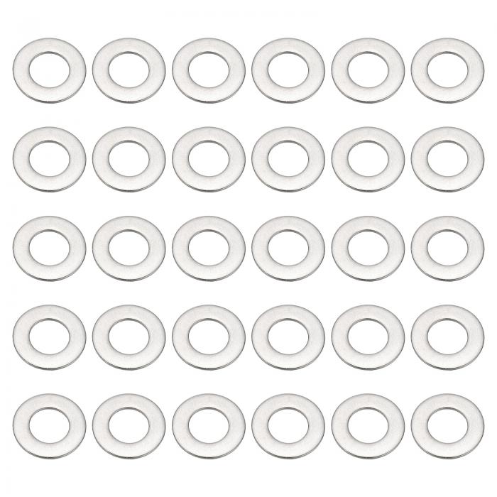 PATIKIL 304ステンレススチールフラットワッシャー 50個入り2/5