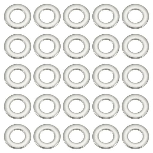 PATIKIL フラットワッシャー 25個入り316ステンレススチール1/3" ID x 5/8" OD x 0.06" 厚さワッシャー フラットプレーンワッシャー スクリューボルト用アソートメント PATIKIL フラットワッシャー 25個入り316ステンレススチール1/3" ID x 5/8" OD x 0.06" 厚さワッシャー フラットプレーンワッシャー スクリューボルト用アソートメント