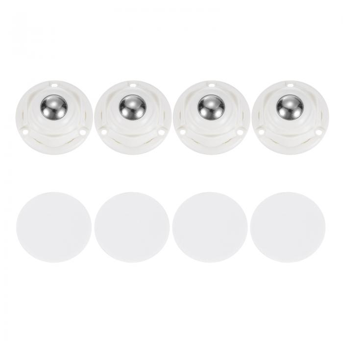 4個セットのミニ自己粘着キャスター...