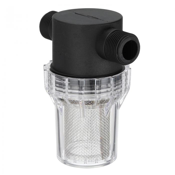 PATIKIL 3/4"メールインラインストレーナー 20メッシュステンレススチールフィルタースクリーン ガーデ..