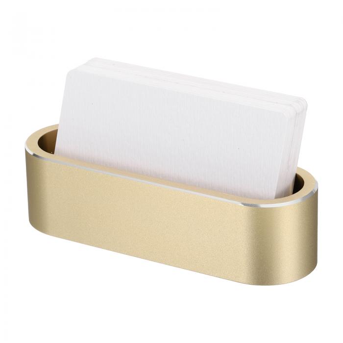 【期間限定10%OFF】PATIKIL デスク用名刺ホルダー メタルネームカードディスプレイオーガナイザー アルミニウム合金製デスクトップカードスタンド オフィ...