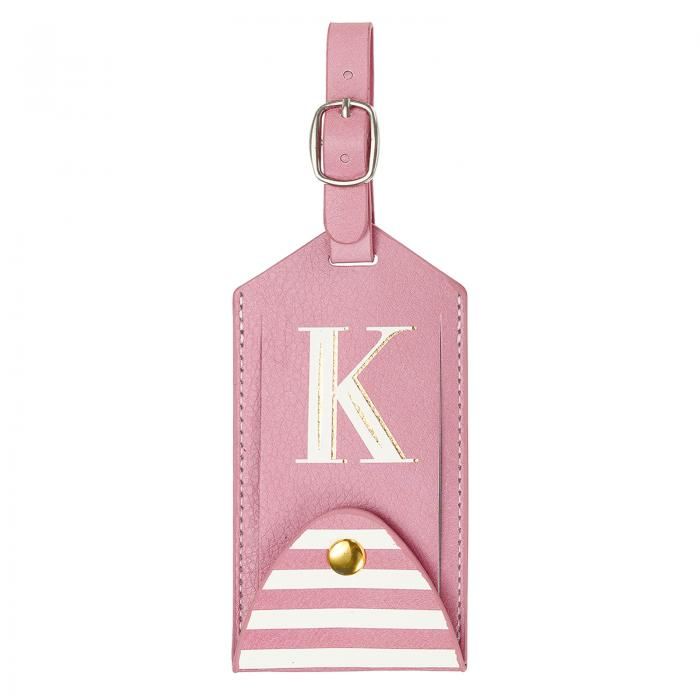 PATIKIL 荷物タグ PUレザー 刺繍入りスーツケースタグ レタートラベルタグ プライバシー保護ラベル 旅..