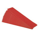 PATIKIL ピクルボールコートマーキングキット アウトドアコート用 12個入りコートラインマーカーピクルボールライン PVCプラスチックラインマーカー レッ...