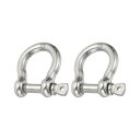 PATIKIL スクリューピンシャックル5.7mm 1/4