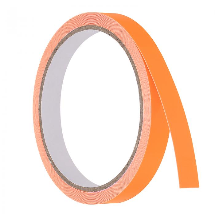 PATIKIL 0.5"×16.5フィートネオンガファークロステープ 1巻きの蛍光粘着テープUV黒ライトグロ ーテープ..