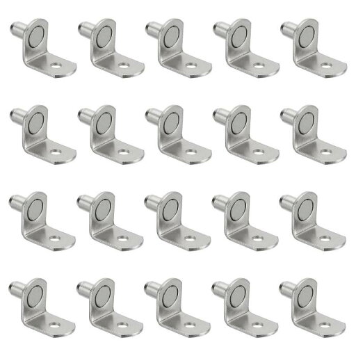 PATIKIL 棚用ペグピン 1/5" 40個 L字型棚ピンホルダー 棚サポートピン 棚ブックケース クローゼット 家具用 シルバートーン PATIKIL 棚用ペグピン 1/5" 40個 L字型棚ピンホルダー 棚サポートピン 棚ブックケース クローゼット 家具用 シルバートーン