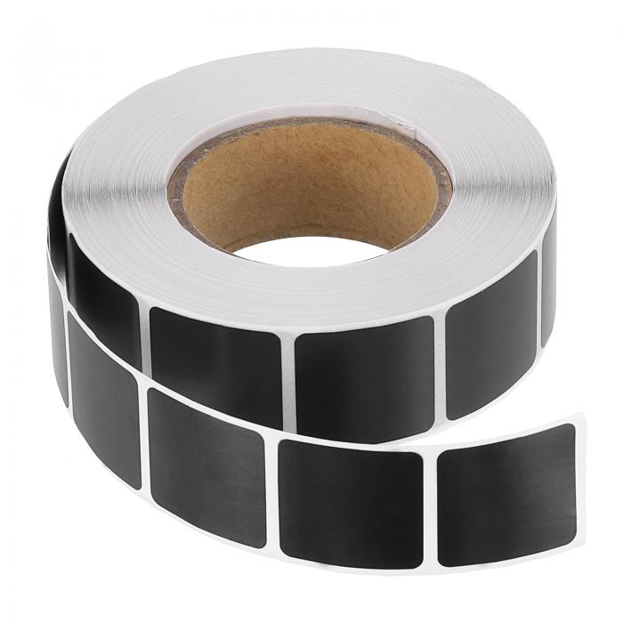 PATIKIL ターゲットペースト 1ロール 22 mm 段ボール製ターゲット 射撃用 1000枚 粘着式ターゲットステッカー ターゲットラベル 射撃練習用 黒