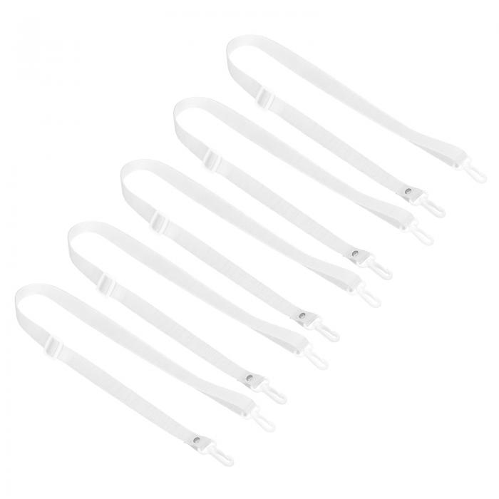 PATIKIL 125cm x 2cmの交換用ショルダーストラップ 5個セットの調節可能なスイベルクリップフックバッ..