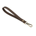 PATIKIL 20 cm リストレットストラップ PUレザー リストレットキーチェーン リストストラップの交換 金属キーリングロック付き ウォレット 財布 キ...