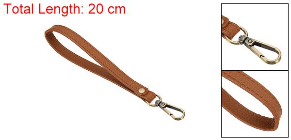 PATIKIL 20 cm リストレットストラップ PUレザー リストレットキーチェーン リスト...