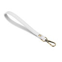 PATIKIL 20 cm リストレットストラップ PUレザー リストレットキーチェーン リストストラップの交換 金属キーリングロック付き ウォレット 財布 キ...