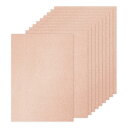 PATIKIL 20シート ローズ金色グリッターカードストックペーパー A4 250gsm 長方形プレミアムスパークリーペーパークラフトカードストックペーパー ...