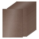 PATIKIL 20枚 茶色グリッターカードストックペーパー A4 250gsm 長方形プレミアムスパークリーペーパークラフトカードストックペーパー スクラップ...