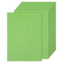 PATIKIL 20枚 ライト緑 グリッターカードストックペーパー A4 250gsm 長方形プレミアムスパークリーペーパークラフトカードストックペーパー スク...